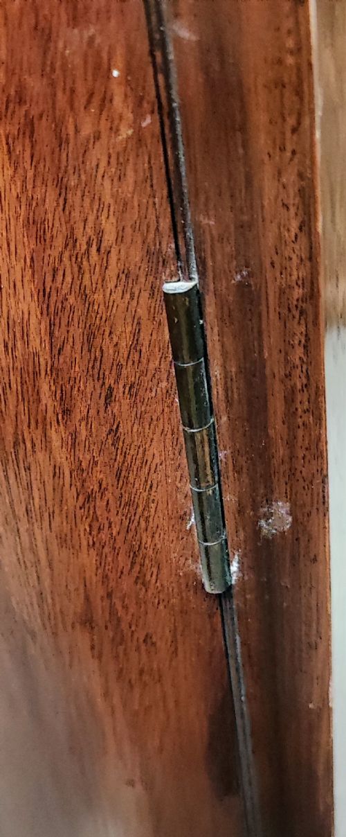ANTIQUE MAHOGANY FILE OR CHART CABINET - ADDITIONAL PHOTO 2