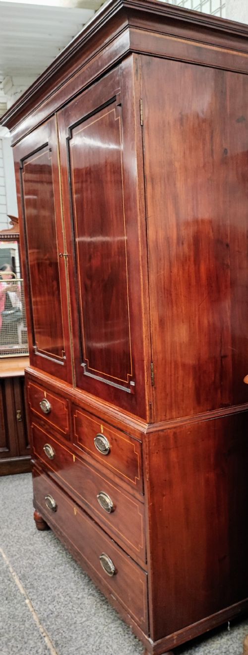 GOOD REGENCY INLAID LINEN PRESS - ADDITIONAL PHOTO 8
