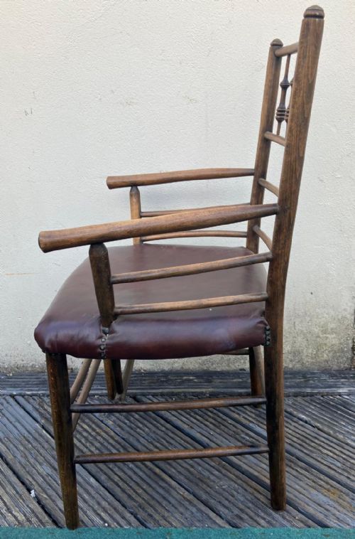A MORRIS CO SUSSEX ARMCHAIR - ADDITIONAL PHOTO 2