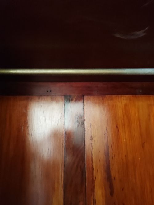 QUALITY VICTORIAN MARQUETRY INLAID HALL CABINETROBE - ADDITIONAL PHOTO 1