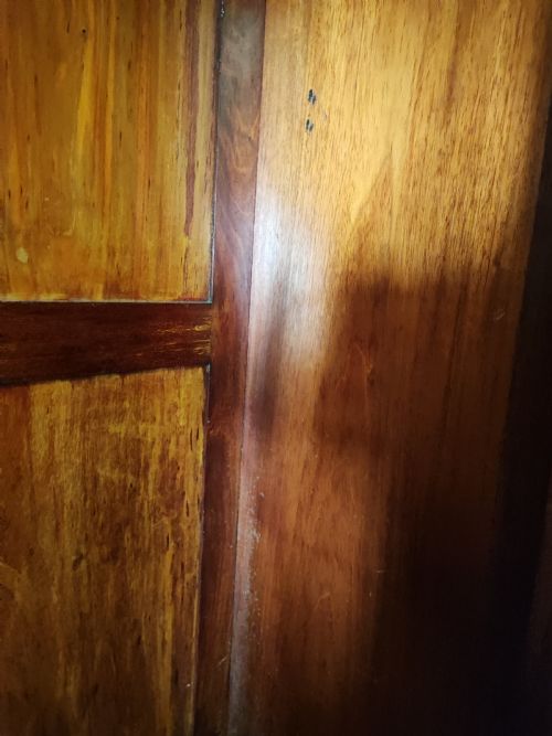 QUALITY VICTORIAN MARQUETRY INLAID HALL CABINETROBE - ADDITIONAL PHOTO 2