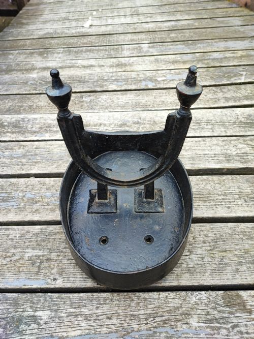 19c cast iron boot scraper - CATEGORY: ANTIQUE MISCELLANEOUS - DATED 19TH CENTURY
