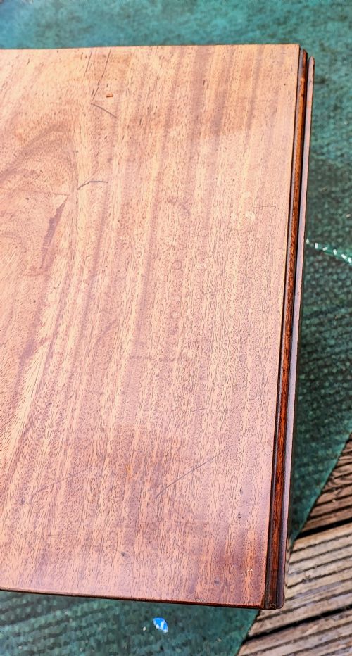 REGENCY MAHOGANY DROP LEAF COFFEE TABLE - ADDITIONAL PHOTO 1