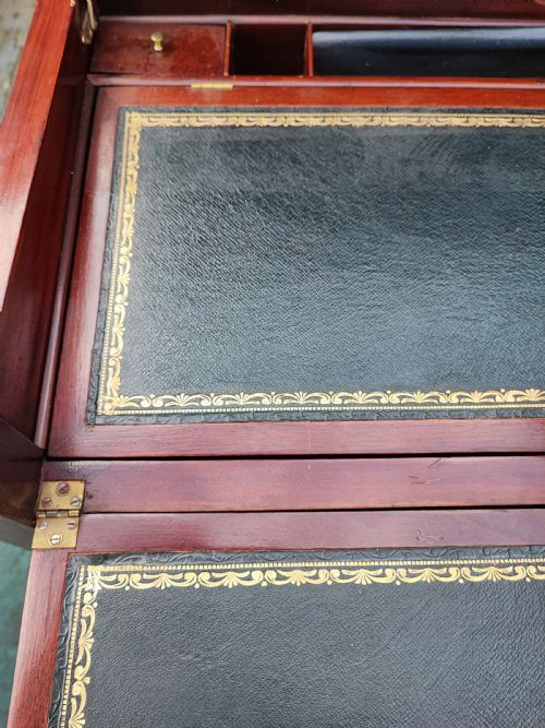 COMPACT INLAID EDWARDIAN INLAID METAMORPHIC WRITING TABLE - ADDITIONAL PHOTO 6