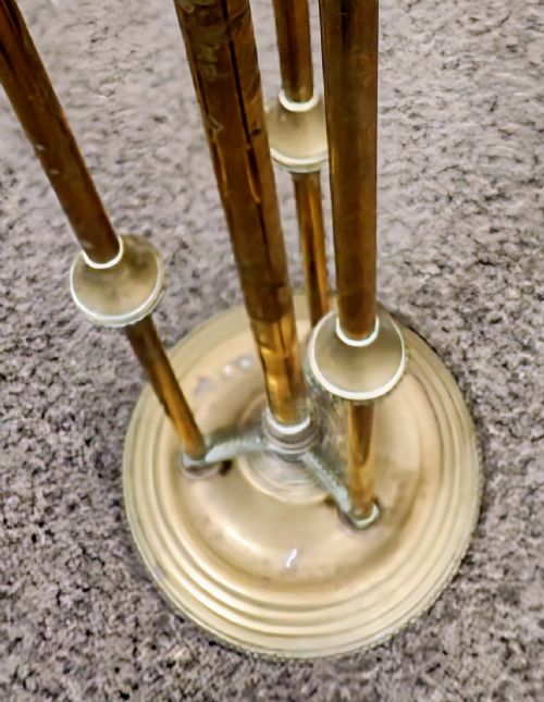 SUPERB ANTIQUE BRASS STANDARD OIL LAMP - ADDITIONAL PHOTO 20