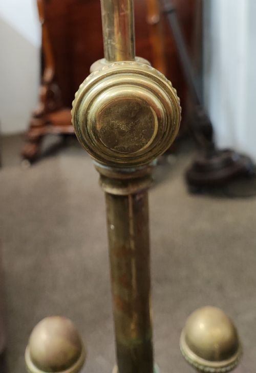 SUPERB ANTIQUE BRASS STANDARD OIL LAMP - ADDITIONAL PHOTO 27