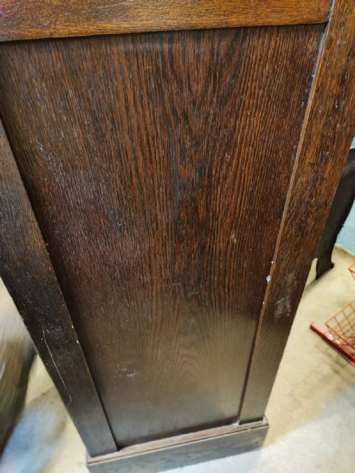 EDWARDIAN OAK TAMBOUR FRONT FILE CABINET - ADDITIONAL PHOTO 3