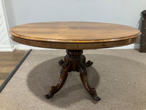 A SUPERB VICTORIAN ROSEWOOD DINING TABLE - ADDITIONAL PHOTO 5