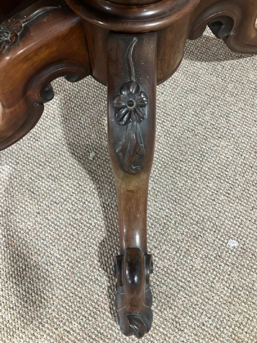 A SUPERB VICTORIAN ROSEWOOD DINING TABLE - ADDITIONAL PHOTO 6