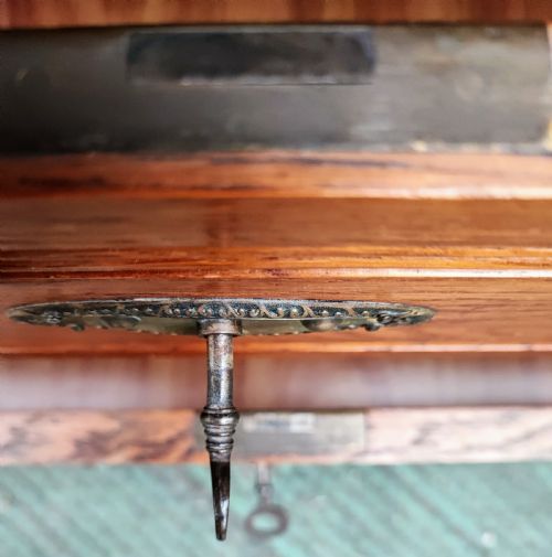 ANTIQUE MARBLE TOP CHEST OF DRAWERS - ADDITIONAL PHOTO 5