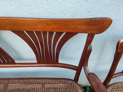 ANTIQUE BENTWOOD HALL SET BY JJ KHON VIENNA - ADDITIONAL PHOTO 13