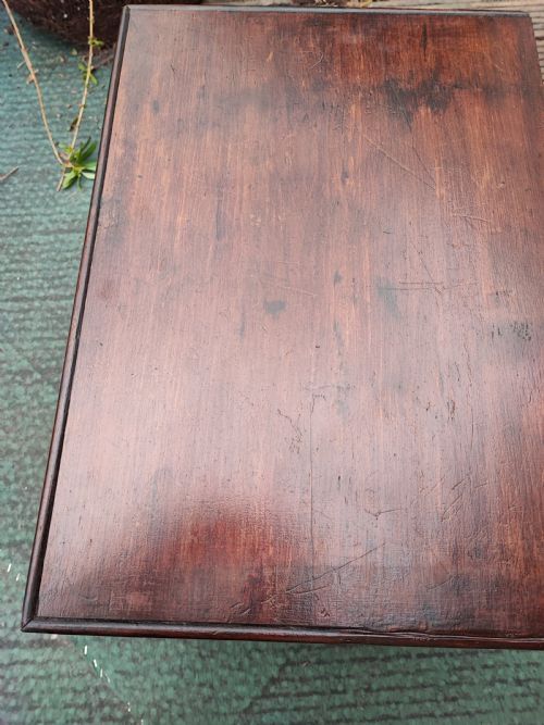 19C SMALL BEECH STORAGE TRUNK - ADDITIONAL PHOTO 3