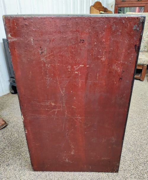 A FINE ANTIQUE CHINESE LACQUERED 6 DOOR ROBE CABINET - ADDITIONAL PHOTO 4