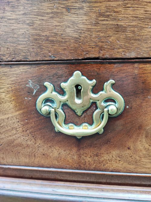 A FINE MAHOGANY GEORGE III SILVER OR HALL TRUNK - ADDITIONAL PHOTO 1