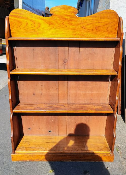 ANTIQUE OPEN BOOKCASE - ADDITIONAL PHOTO 2
