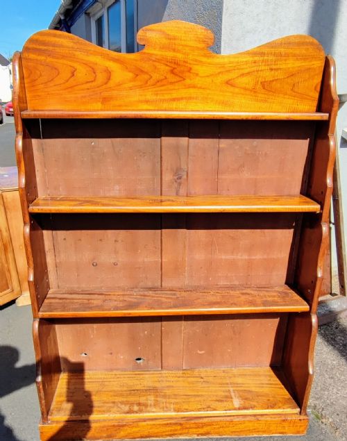 ANTIQUE OPEN BOOKCASE - ADDITIONAL PHOTO 3