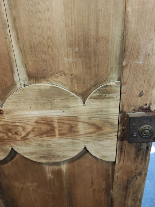 ANTIQUE FRENCH PINE MARRIAGE ARMOIRE - ADDITIONAL PHOTO 3