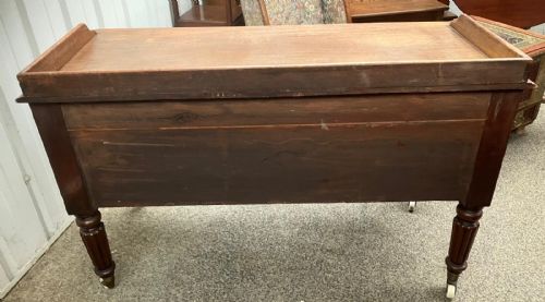 19C MAHOGANY WRITING TABLE BY FILMERS OF LONDON - ADDITIONAL PHOTO 2