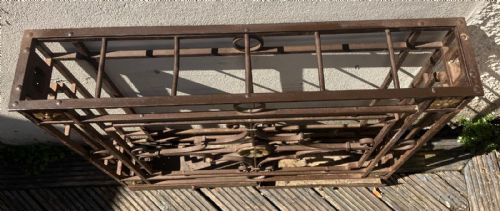 19C SUPERB SIX SECTION STEEL AND IRON STICK OR UMBRELLA STANDOF LARGE SIZE - ADDITIONAL PHOTO 7