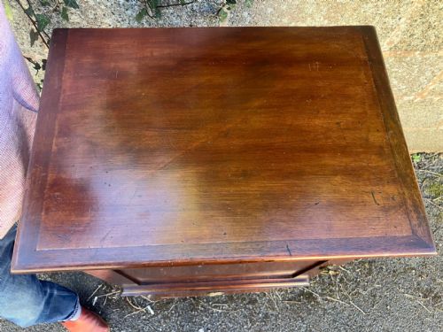ANTIQUE MAHOGANY FILE CABINET - ADDITIONAL PHOTO 2