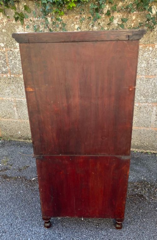 ANTIQUE MAHOGANY FILE CABINET - ADDITIONAL PHOTO 7