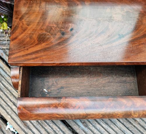 ANTIQUE IRISH MAHOGANY DRESSING OR TOILET MIRROR - ADDITIONAL PHOTO 5