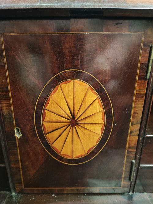 A QUALITY GEORGIAN MAHOGANY BUREAU - ADDITIONAL PHOTO 7