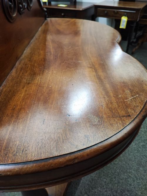 ANTIQUE MAHOGANY HALL OR CONSOLE TABLE - ADDITIONAL PHOTO 3