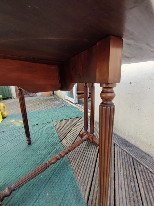 A FINE MAHOGANY SUTHERLAND TABLE - ADDITIONAL PHOTO 9
