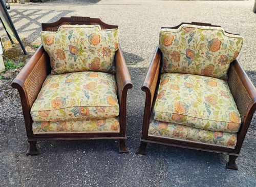 SUPERB EDWARDIAN 3 PIECE BERGER SUITE - ADDITIONAL PHOTO 5