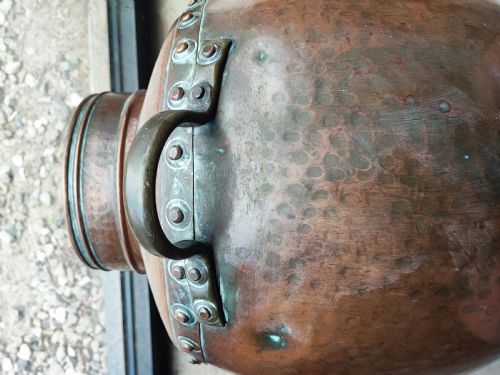 LARGE ART'S AND CRAFTS COPPER UMBRELLA OR STICK STAND - ADDITIONAL PHOTO 2
