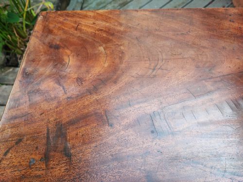 GEORGIAN MAHOGANY SIDE OR CARD TABLE - ADDITIONAL PHOTO 9