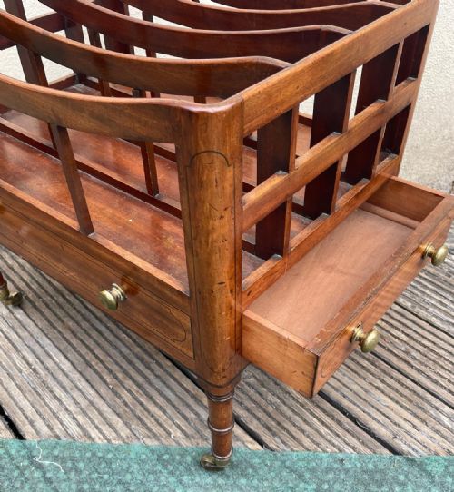 SUPERB REGENCY MAHOGANY CANTERBURY - ADDITIONAL PHOTO 1