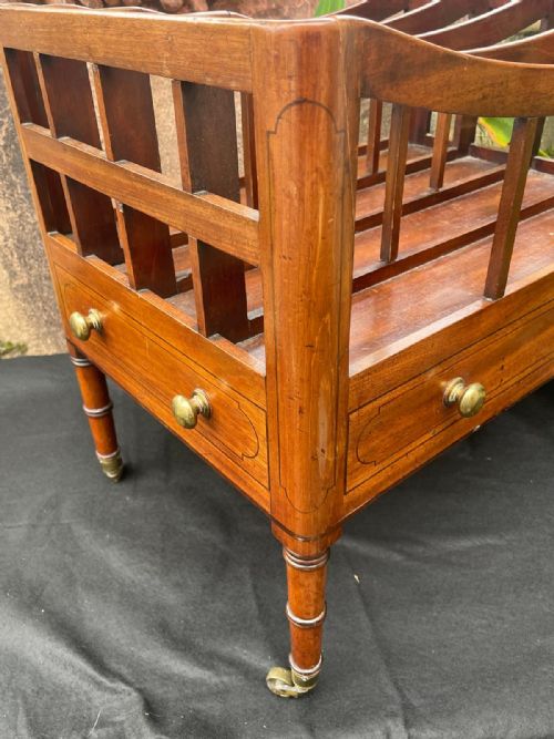 SUPERB REGENCY MAHOGANY CANTERBURY - ADDITIONAL PHOTO 3