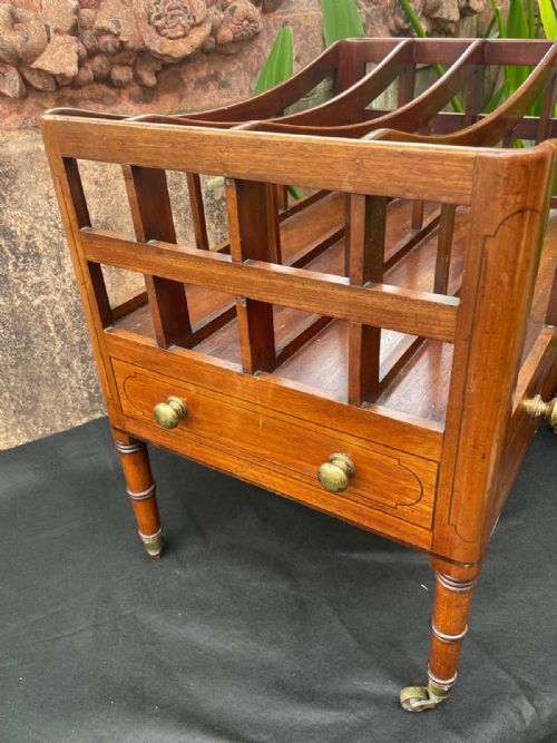 SUPERB REGENCY MAHOGANY CANTERBURY - ADDITIONAL PHOTO 5