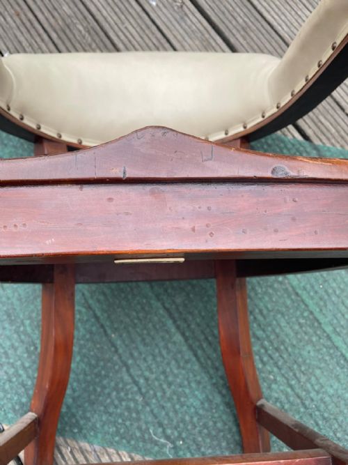 A STUNNING SHOLBRED OF LONDON DESK CHAIR - ADDITIONAL PHOTO 1