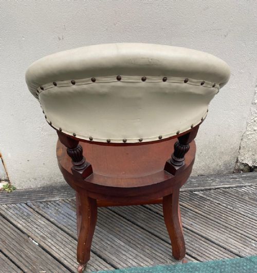 A STUNNING SHOLBRED OF LONDON DESK CHAIR - ADDITIONAL PHOTO 6