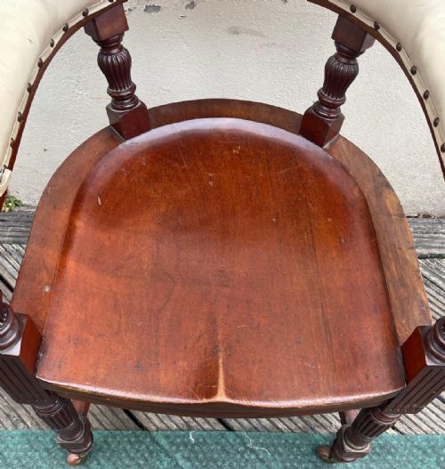 A STUNNING SHOLBRED OF LONDON DESK CHAIR - ADDITIONAL PHOTO 7