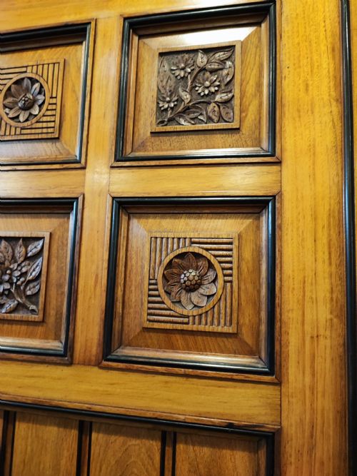 SUPERB VICTORIAN ARTS AND CRAFTS 2 DOOR WARDROBE ATTR TO GILLOWS - ADDITIONAL PHOTO 8