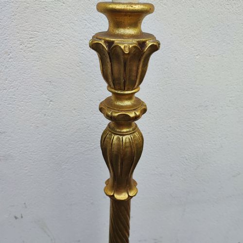 ITALIAN GILTWOOD STANDARD LAMP - ADDITIONAL PHOTO 4