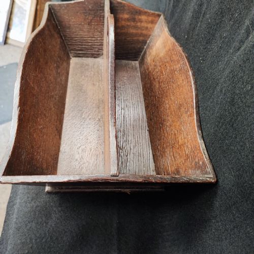 GEORGIAN OAK CUTLERY TRAY - ADDITIONAL PHOTO 5
