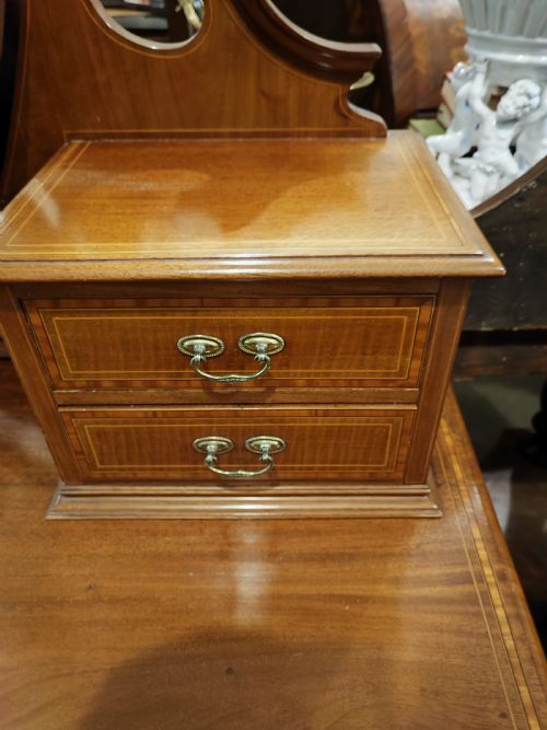 SUPERB EDWARDIAN DRESSING TABLE BY LONDON MAKER - ADDITIONAL PHOTO 9