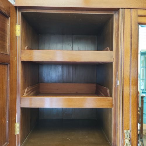 GOOD EDWARDIAN MAHOGANY COMPACTUM WARDROBE - ADDITIONAL PHOTO 2
