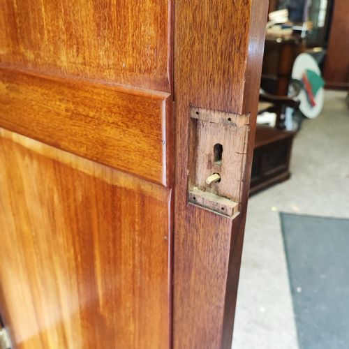 GOOD EDWARDIAN MAHOGANY COMPACTUM WARDROBE - ADDITIONAL PHOTO 5