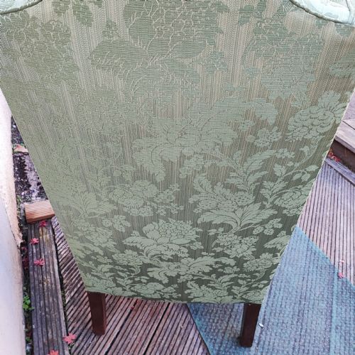 SUPERB ANTIQUE WING ARM CHAIR - ADDITIONAL PHOTO 2