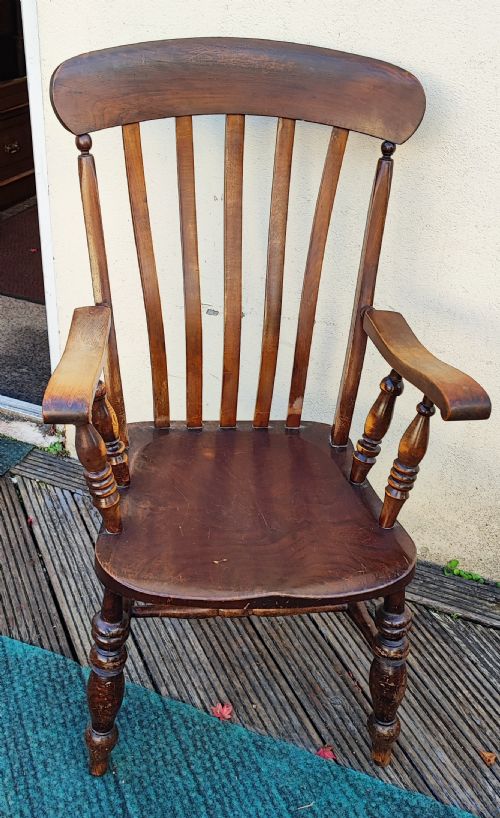 VICTORIAN FARM HOUSE ARM CHAIR - ADDITIONAL PHOTO 2