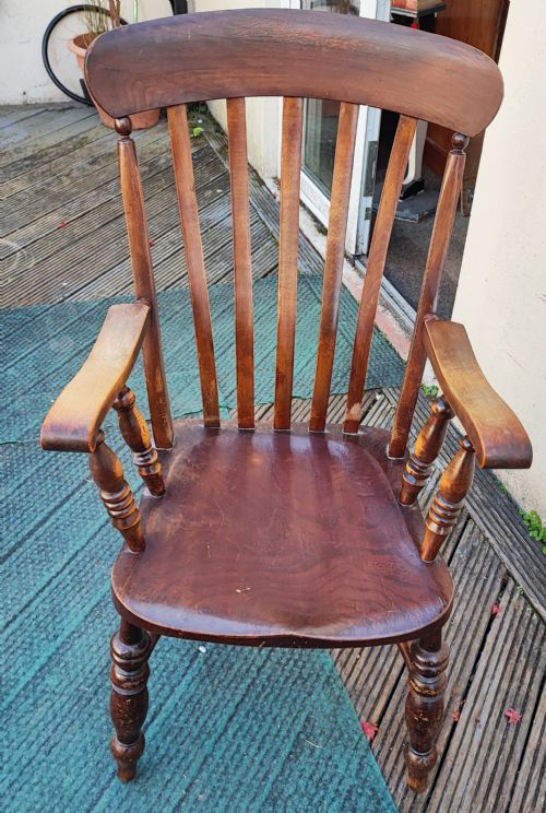 VICTORIAN FARM HOUSE ARM CHAIR - ADDITIONAL PHOTO 3