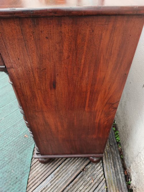 A FINE REGENCY MAHOGANY SIDE CABINET - ADDITIONAL PHOTO 2