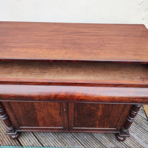 A FINE REGENCY MAHOGANY SIDE CABINET - ADDITIONAL PHOTO 7