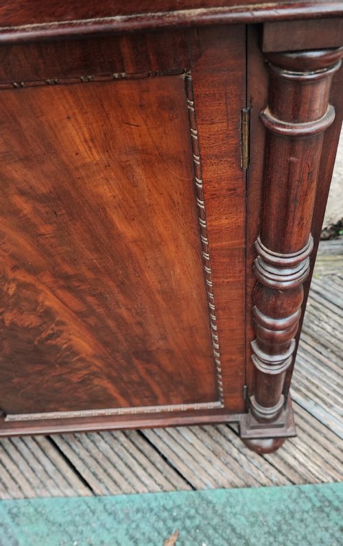 A FINE REGENCY MAHOGANY SIDE CABINET - ADDITIONAL PHOTO 9